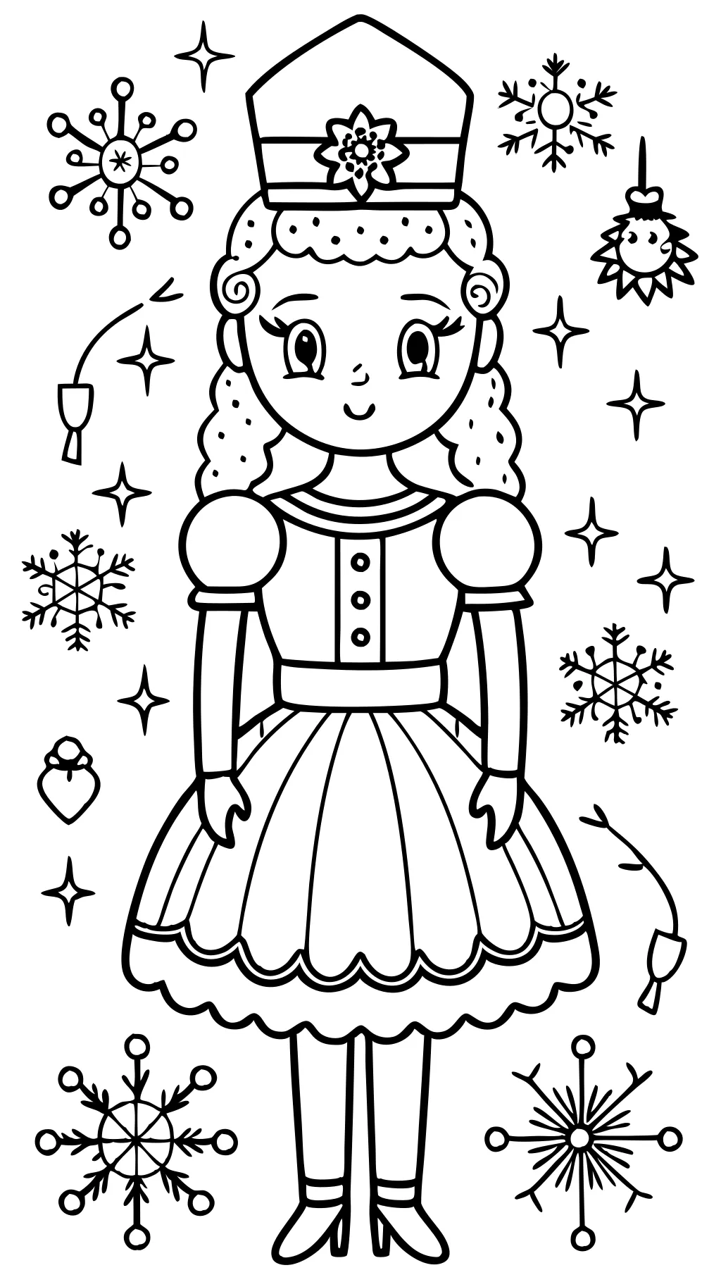 coloring pages of the nutcracker